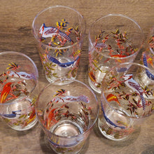 Load image into Gallery viewer, Vintage Bird-Themed Glasses Set Retro 10 Piece Drinks Set