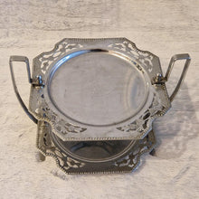 Load image into Gallery viewer, Vintage 2-Tier Metal Cake Stand Classic Serving Plate 17.5 cm High