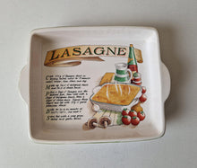 Load image into Gallery viewer, Vintage RAYWARE Ceramic Baking Dish Quality Lasagne Tray Size: 23 x 20 x 4 cm