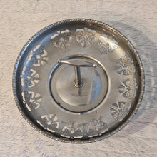 Load image into Gallery viewer, Vintage Silver Metal Fruit & Cupcake Stand Basket Elegant Leaf Pattern