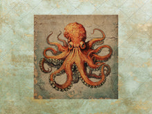 Load image into Gallery viewer, Retro Stock Images, Journaling Supplies, Nautical Theme Images, Sea Creatures, Ships, Maps, Old Paper Background, Instant Digital Download