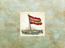 Load image into Gallery viewer, Retro Stock Images, Journaling Supplies, Nautical Theme Images, Sea Creatures, Ships, Maps, Old Paper Background, Instant Digital Download
