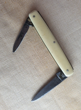 Load image into Gallery viewer, Antique Two Blade Pocket Knife, Small size, Steel Blades