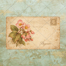Load image into Gallery viewer, Antique Floral Postcard Bundle PNG | Vintage Botanical Clipart Set | Junk Journal Ephemera | Printable Shabby Chic Flower Images