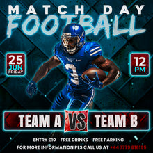 Load image into Gallery viewer, American Football Theme Sports Templates and Graphics Pack , Editable PSD Photoshop Template , png Graphics Images, Jpeg Wallpaper Image