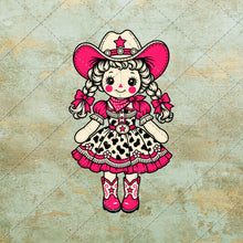 Load image into Gallery viewer, Vintage Rag Doll Clipart Bundle 20 PNG Retro Dolls Digital Craft Download