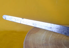 Load image into Gallery viewer, Vintage Petty's Celebrated Hand Forged Kitchen Knife, Steel, Red Wooden Handle, Made In England, Kitchenalia