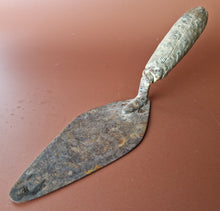 Load image into Gallery viewer, A vintage bricklayers trowel tool , Wooden Handle