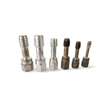 Load image into Gallery viewer, 6 Piece Of Hex Rethreader Tap Set, 1/2 x13, 9/1.6 x 12, 7/16 x 14, 3/8 x 16 etc
