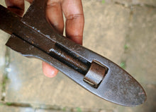 Load image into Gallery viewer, Vintage Adjustable Coes Style Monkey Wrench – Forged Steel – Early 20th Century