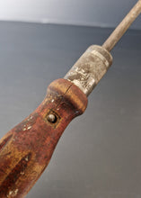 Load image into Gallery viewer, Antique Millers Falls Co. No 63 Ratcheting Screwdriver Wooden Handle Made In USA
