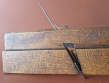 Load image into Gallery viewer, Antique wooden moulding plane old woodworking plane tool , Vintage Old Used