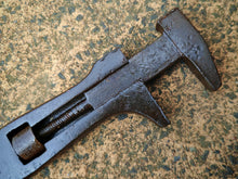 Load image into Gallery viewer, Vintage Adjustable Coes Style Monkey Wrench – Forged Steel – Early 20th Century