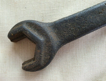 Load image into Gallery viewer, Vintage Chuncky Heavy Duty Cast Iron Spanner, Old Mechanics Handy Tool