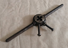 Load image into Gallery viewer, Vintage Tap & Die Handle with Round Die – DORMER – 23.5cm Long Heavy Duty