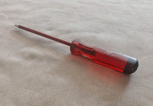 Load image into Gallery viewer, Vintage Kamasa Tools Flat Head Screwdriver 18.5cm Red Handle Slotted Driver