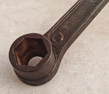 Load image into Gallery viewer, Vintage Antique Cast Iron Bed Spanner Wrench – Hex Socket Crank Handle Tool