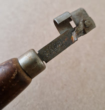 Load image into Gallery viewer, Vintage Wooden Handle Cobblers Leatherworkers Tool