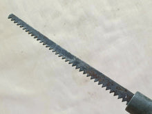 Load image into Gallery viewer, Vintage wooden handled pad saw, 30cm long , Old used tool