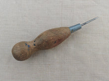 Load image into Gallery viewer, Vintage Wooden Handle Bradawl / Scratch Awl – 12.5cm Long – Classic Hand Tool