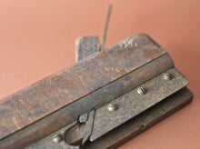 Load image into Gallery viewer, Vintage antique wooden moulding plane old woodworking tool with blade