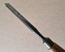 Load image into Gallery viewer, Vintage Cast Steel Wooden Handle Chisel Carpenter Tool 23cm long