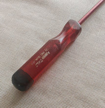 Load image into Gallery viewer, Vintage Kamasa Tools Flat Head Screwdriver 18.5cm Red Handle Slotted Driver