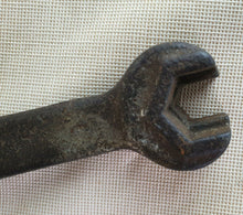 Load image into Gallery viewer, Vintage Chuncky Heavy Duty Cast Iron Spanner, Old Mechanics Handy Tool