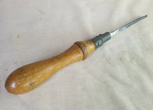Load image into Gallery viewer, Vintage wooden handled pad saw, 30cm long , Old used tool
