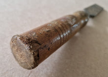 Load image into Gallery viewer, Vintage Cast Steel Wooden Handle 1" Chisel Carpenter Tool 27cm long