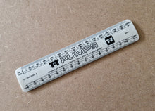 Load image into Gallery viewer, VINTAGE TT PUMPS PLASTIC RULER Advertising Promotion British Made Rule White