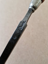 Load image into Gallery viewer, Vintage Cast Steel Wooden Handle Chisel Carpenter Tool 19cm long