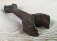 Load image into Gallery viewer, Vintage Chuncky Heavy Duty Cast Iron Spanner, Old Mechanics Handy Tool