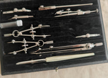 Load image into Gallery viewer, Vintage Harling London Technical Drawing Instrument Set Drafting Compass & Tool