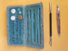 Load image into Gallery viewer, Vintage Temple Cadet Precision Drafting Set – Collectible Engineer’s Drawing Tools