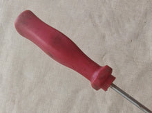 Load image into Gallery viewer, Vintage Phillips Screwdriver 14cm Red Handle Short Stubby Driver DIY Tool