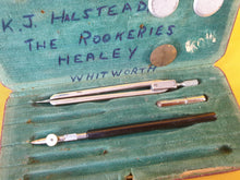 Load image into Gallery viewer, Vintage Temple Cadet Precision Drafting Set – Collectible Engineer’s Drawing Tools