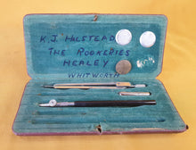 Load image into Gallery viewer, Vintage Temple Cadet Precision Drafting Set – Collectible Engineer’s Drawing Tools
