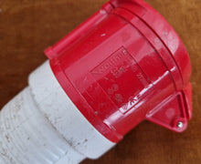 Load image into Gallery viewer, WALTHER 32A-6h, 230/400V, Cable Mount CEE Socket, Type 330, Red, IP44
