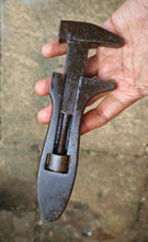 Load image into Gallery viewer, Vintage Adjustable Coes Style Monkey Wrench – Forged Steel – Early 20th Century