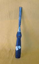 Load image into Gallery viewer, Vintage Bevel Edged Wood Chisel. Black Plastic Handle, 24.5cm long