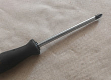 Load image into Gallery viewer, Vintage Phillips Screwdriver 18cm Black Handle Cross Head Driver DIY Hand Tool
