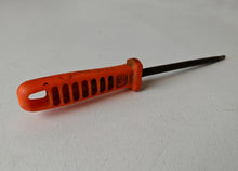 Load image into Gallery viewer, Vintage Orange Plastic Handle Slotted Screwdriver - 22.5cm Flat Head Tool