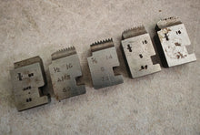 Load image into Gallery viewer, Set of 5 Vintage Metal Thread Chaser Die 3/8, 1/2, 5/8, 3/4 - AMS & S Mar