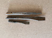 Load image into Gallery viewer, 3 x Stanley spiral ratchet screwdriver bits vintage tool parts