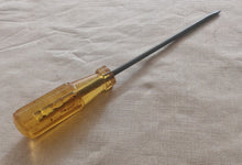 Load image into Gallery viewer, Vintage Flat Head Screwdriver Amber Handle 24cm Slotted Driver Retro Hand Tool