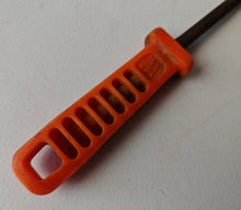 Load image into Gallery viewer, Vintage Orange Plastic Handle Slotted Screwdriver - 22.5cm Flat Head Tool