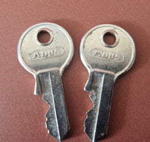Load image into Gallery viewer, 2 x Used Mini Abus Keys For Art Craft or Pendant