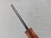 Load image into Gallery viewer, Vintage Tack Lifter Screwdriver 13.5cm Long – Red Handle – Upholstery / DIY Tool