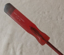 Load image into Gallery viewer, Vintage Kamasa Tools Flat Head Screwdriver 18.5cm Red Handle Slotted Driver